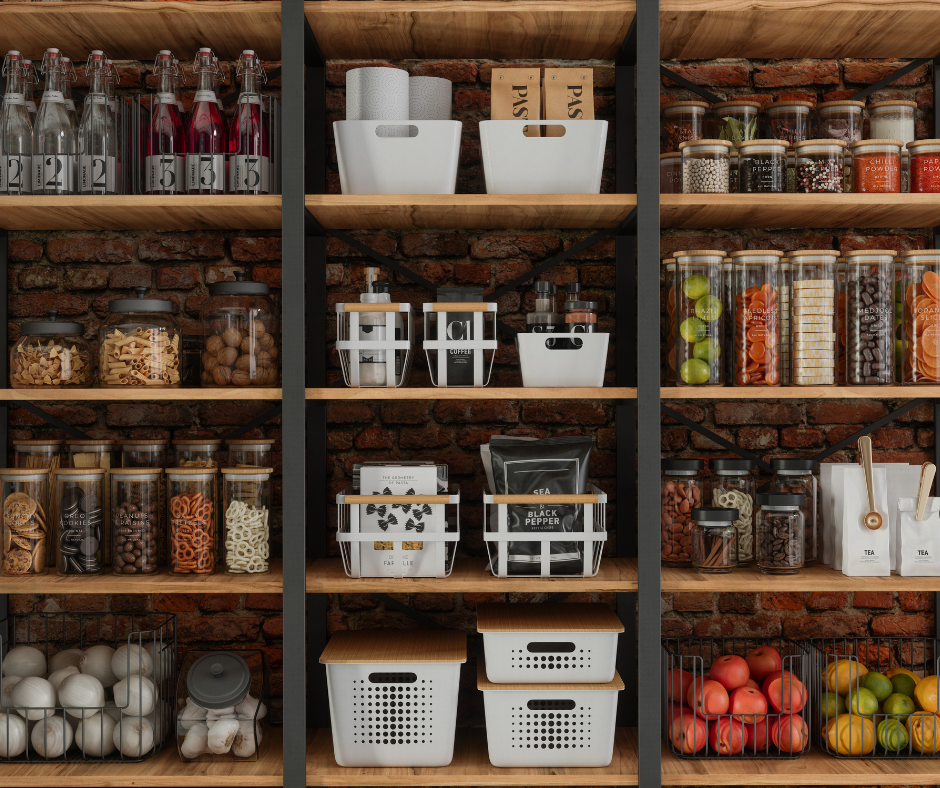 Organized Kitchen Pantry